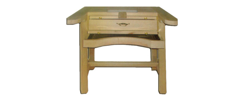 Detachable work table in beech wood for jewelers | REF: 95 | A job